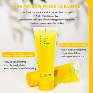Lapalette Beauty “VITA YELLOW FRESH CLEANSER”!